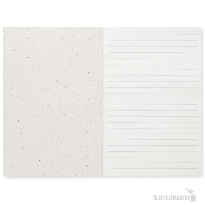 A5 notitieboekje zaadpapier Seed book wit