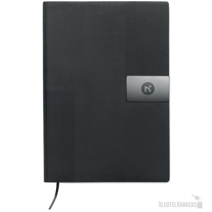 A5 pu notitieboek Treze Zwart