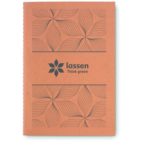 A5 schrift met karton omslag Mid paper book beige