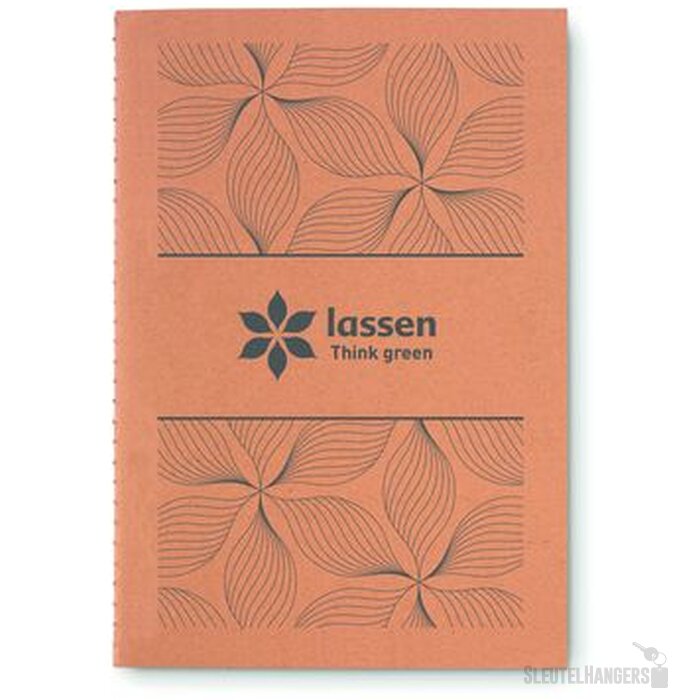 A5 schrift met karton omslag Mid paper book beige