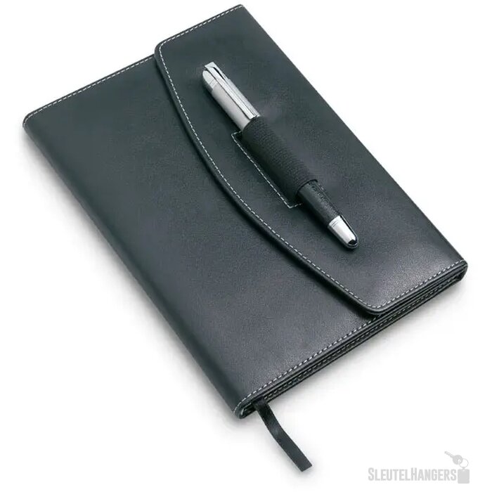 A5 schrijfmap met pen Nova zwart