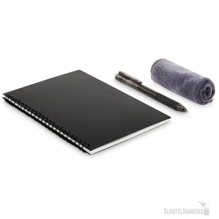 A5 uitwisbaar notitieboekje Nobuuk zwart