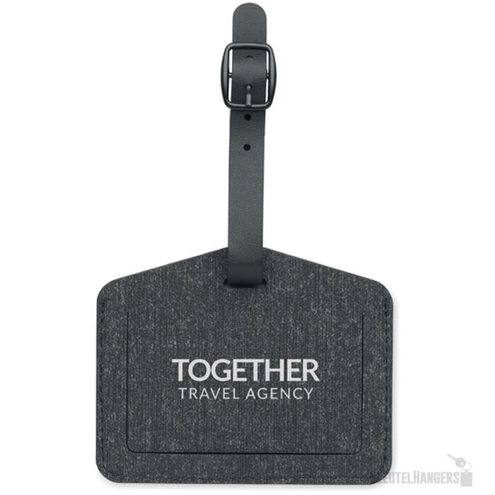 Anti-lost finder bagagelabel Tagsmart Zwart