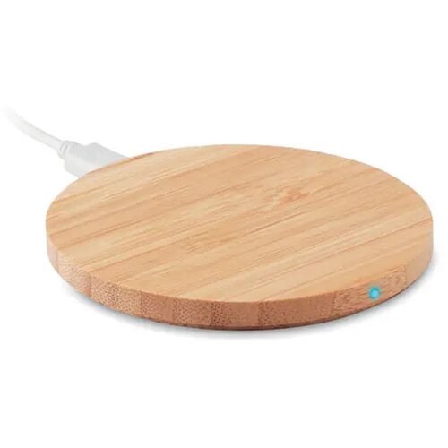 Bamboe draadloze lader 15w Rundo lux hout