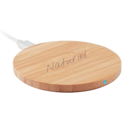 Bamboe draadloze lader 15w Rundo lux hout