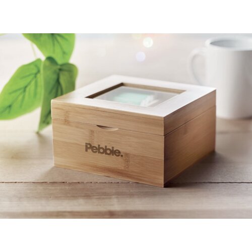 Bamboe theedoos Campo tea hout