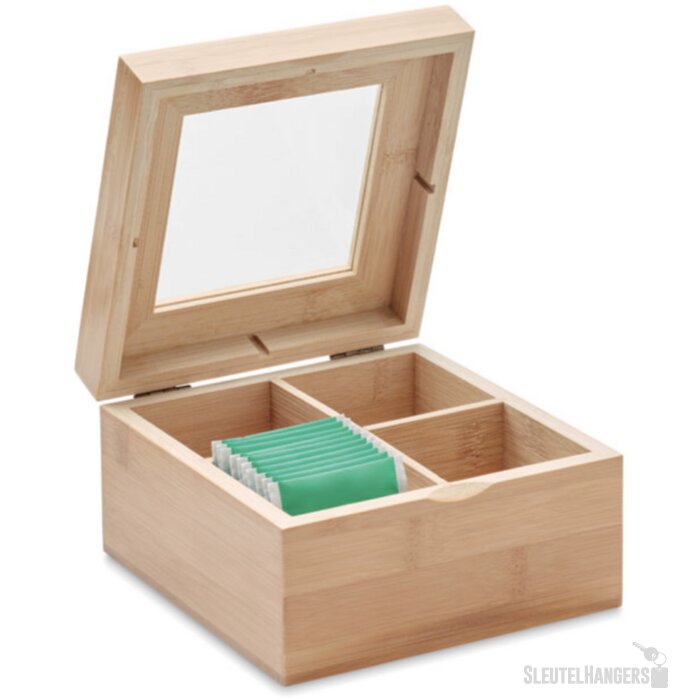 Bamboe theedoos Campo tea hout