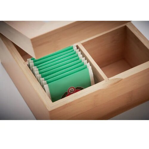 Bamboe theedoos Campo tea hout
