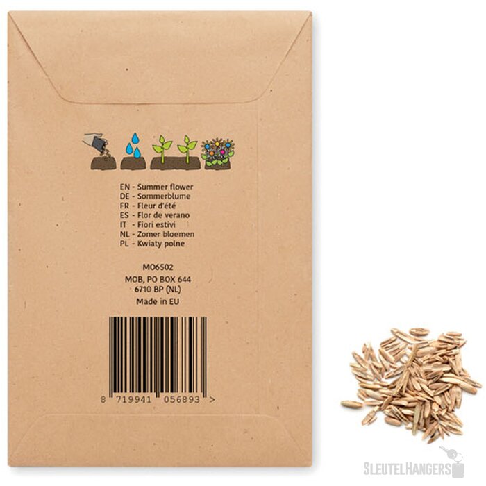 Bloemenzaadjes in envelop Seedlope beige