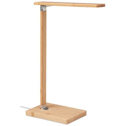 Bureaulamp met oplader 15w Neat light hout