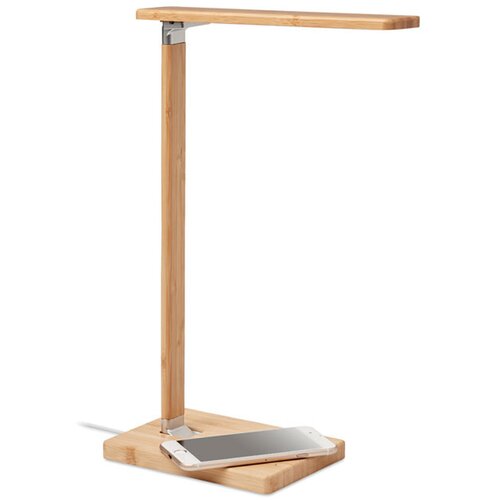 Bureaulamp met oplader 15w Neat light hout