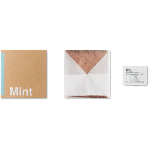 Compost met munt zaadjes Mint beige