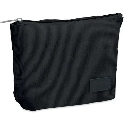 Corduroy cosmeticatasje Cordy t Zwart