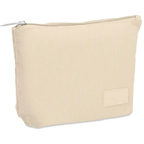 Corduroy cosmeticatasje Cordy t Beige