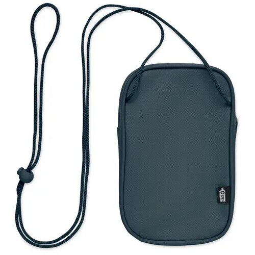 Crossbody reistas rpet Korovin pouch blauw
