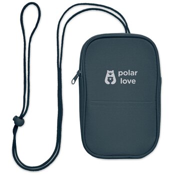 Crossbody reistas rpet Korovin pouch blauw