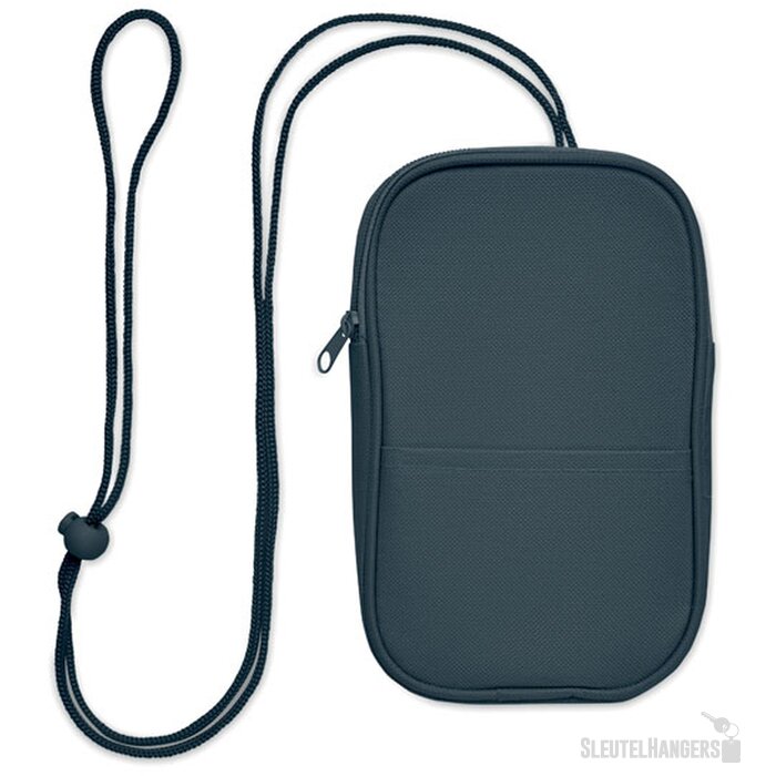 Crossbody reistas rpet Korovin pouch blauw