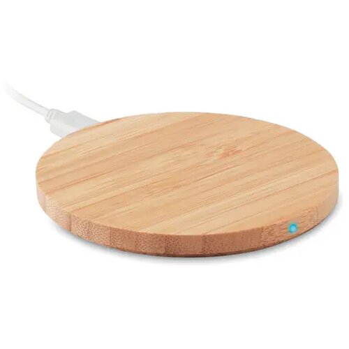Draadloze oplader bamboe Rundo hout