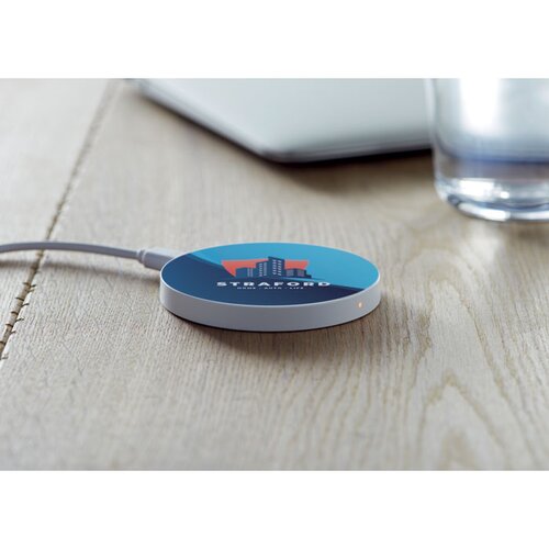 Draadloze oplader Flake charger wit
