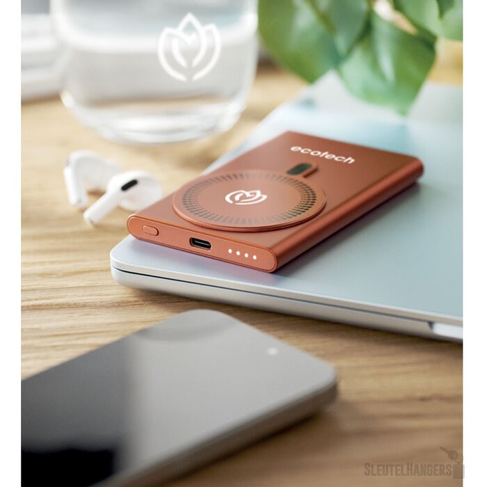 Draadloze oplader powerbank Pawtt Oranje