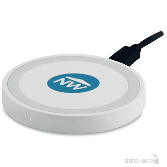 Draadloze oplader Wireless plato wit