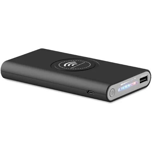 Draadloze powerbank 8000mah Vigor Zwart