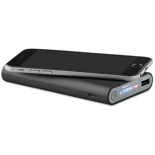 Draadloze powerbank 8000mah Vigor Zwart