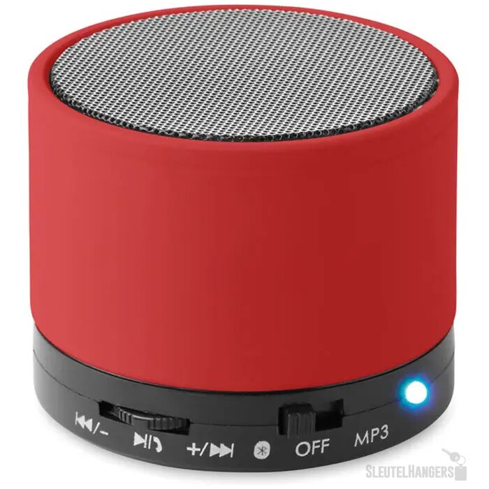 Draadloze-luidspreker Round bass rood