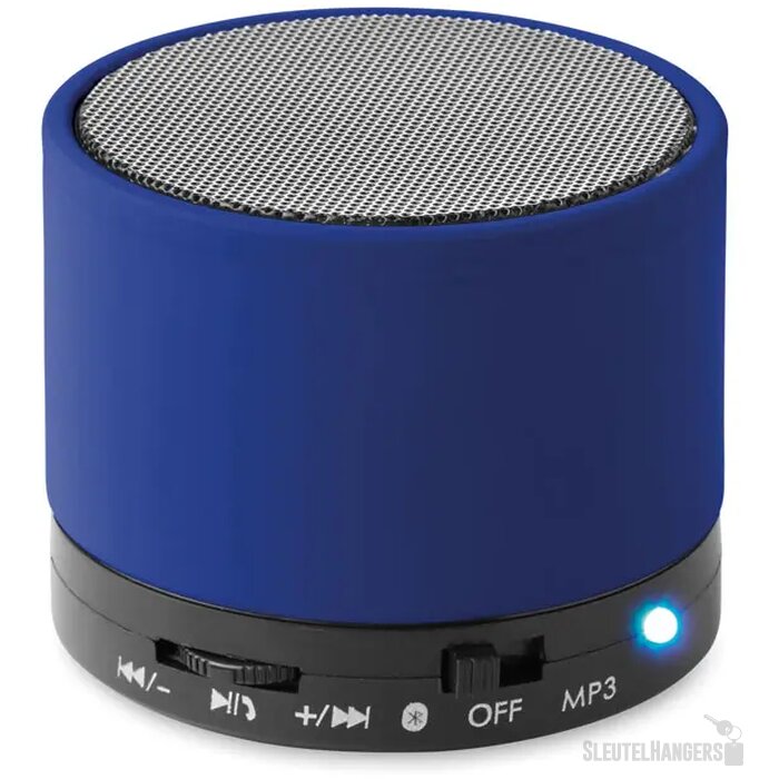 Draadloze-luidspreker Round bass royal blauw