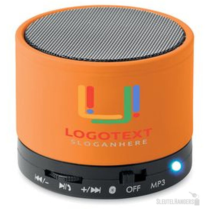 Draadloze-luidspreker Round bass oranje