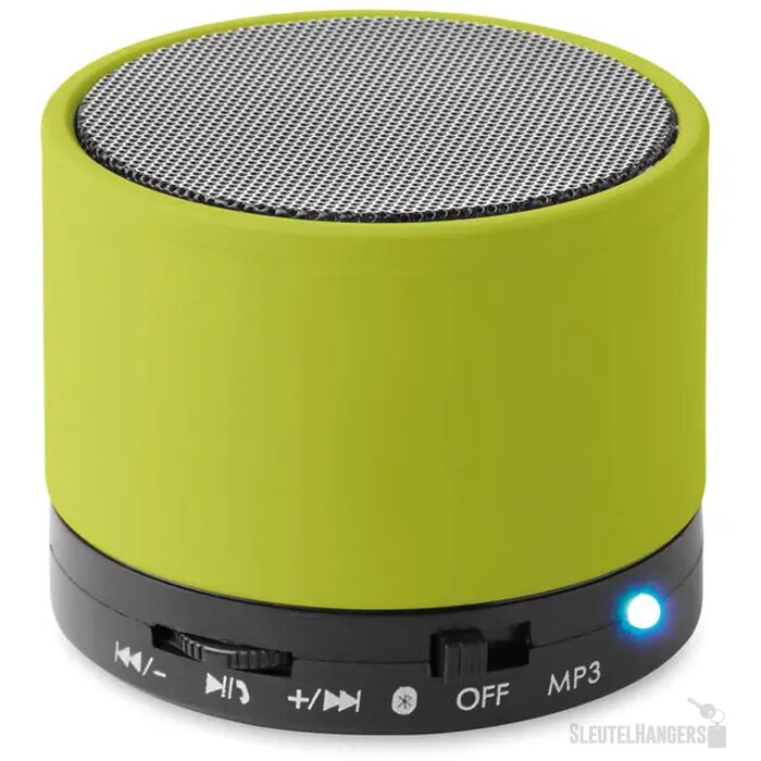 Draadloze-luidspreker Round bass limoen