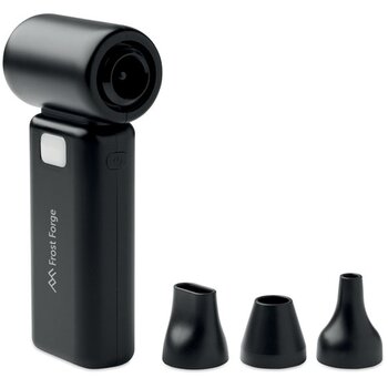 Draagbare turboventilator Techmate bamboo Zwart