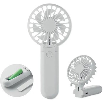 Draagbare vouwventilator Ibera wit