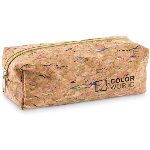 Etui van gekleurd kurk Corchaso Beige