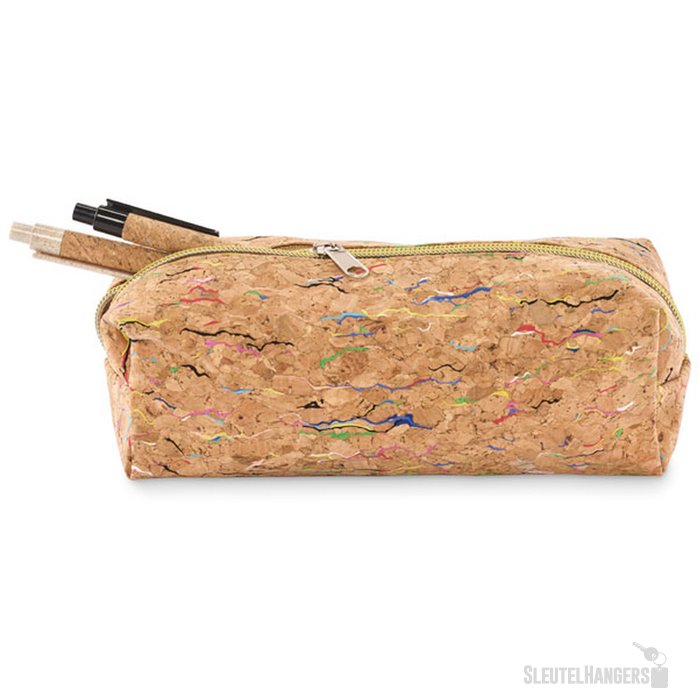 Etui van gekleurd kurk Corchaso Beige
