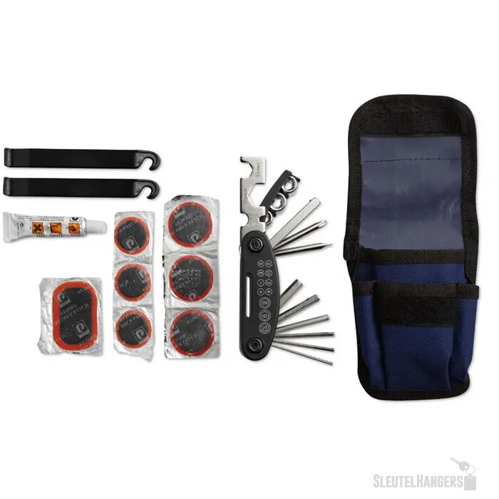 Fietsreparatie set Amir blauw