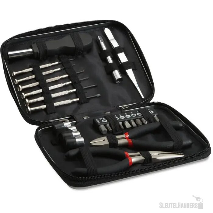 Gereedschapsset Paul zwart