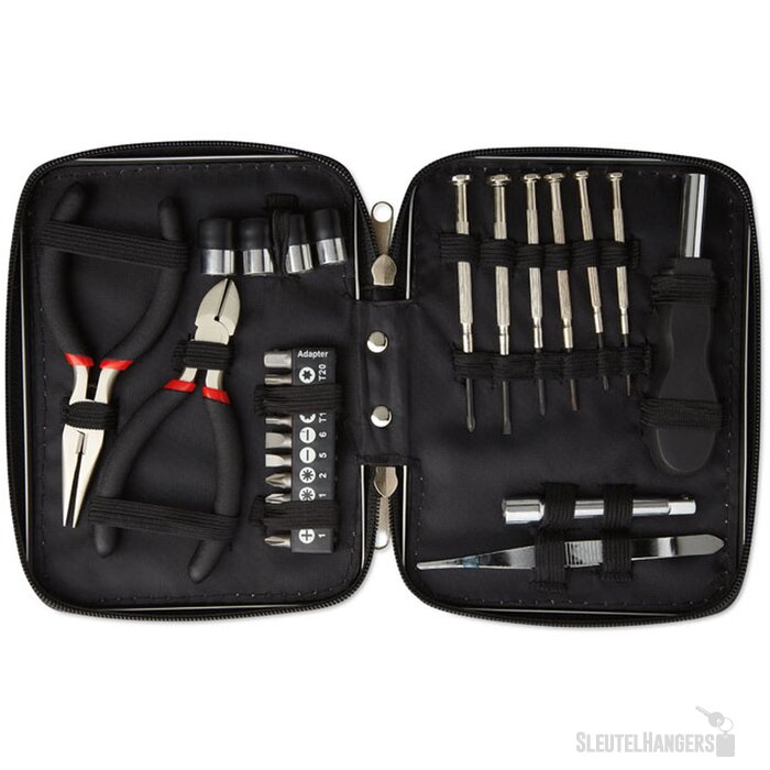 Gereedschapsset Paul zwart
