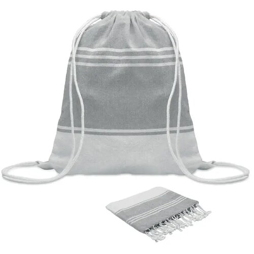 Hamam handdoek trekkoord tas s Hamma Grijs