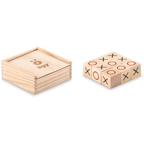 Houten boter-kaas-eieren Tic tac toe hout