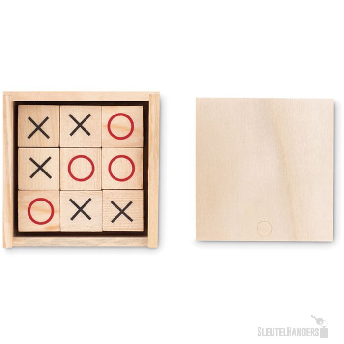 Houten boter-kaas-eieren Tic tac toe hout