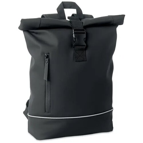 Laptop 15" rolltop pu rugzak Laptosa Zwart