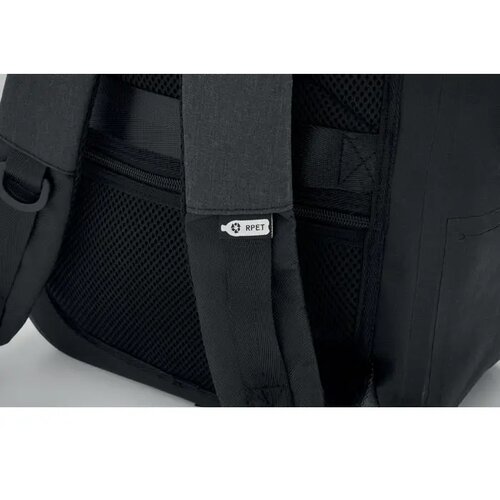 Laptop rugzak 300d rpet Brenna zwart