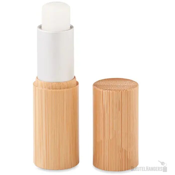 Lippenbalsem in bamboe tube Gloss lux hout