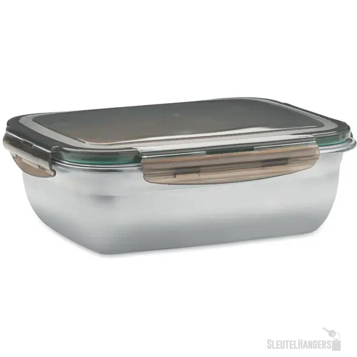 Lunchbox 1500ml Lox plus transparant grijs