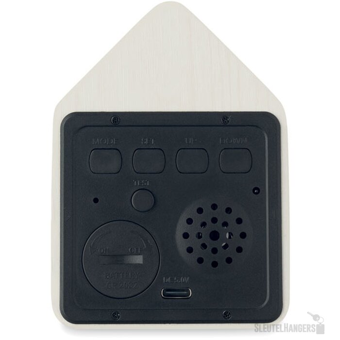 Mdf koekoekswekker Cuckoo wit