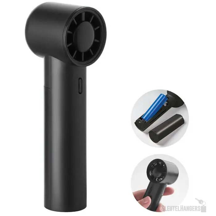 Mini hi-speed handventilator Glaci zwart