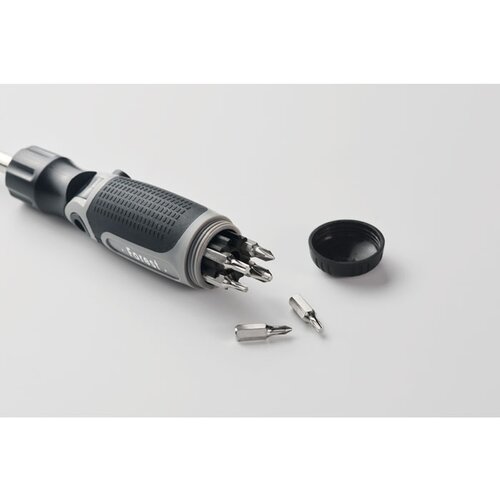 Multibits schroevendraaierset Bend me grijs