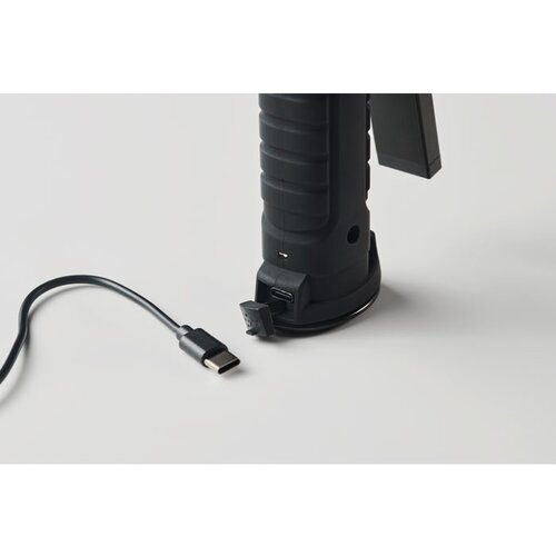 Oplaadbare werklamp Rotate zwart