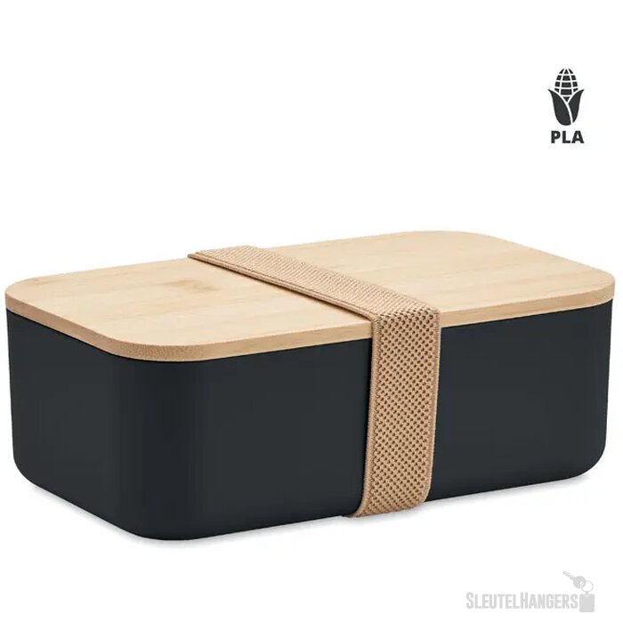 Pla maïs lunchdoos Beibabox (1000 ml) Zwart